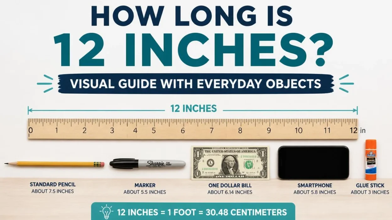 How Long Is 12 Inches? Visual Guide with Everyday Objects