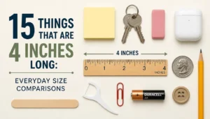 15 Things That Are 4 Inches Long: Everyday Size Comparisons