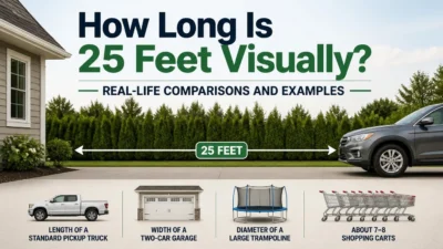 How Long Is 25 Feet Visually? Real-Life Comparisons and Examples