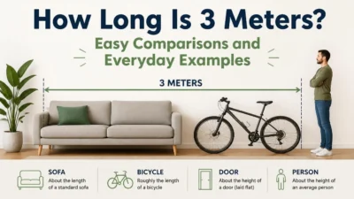 How Long Is 3 Meters? Easy Comparisons and Everyday Examples