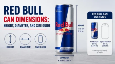 Red Bull Can Dimensions: Height, Diameter, and Size Guide